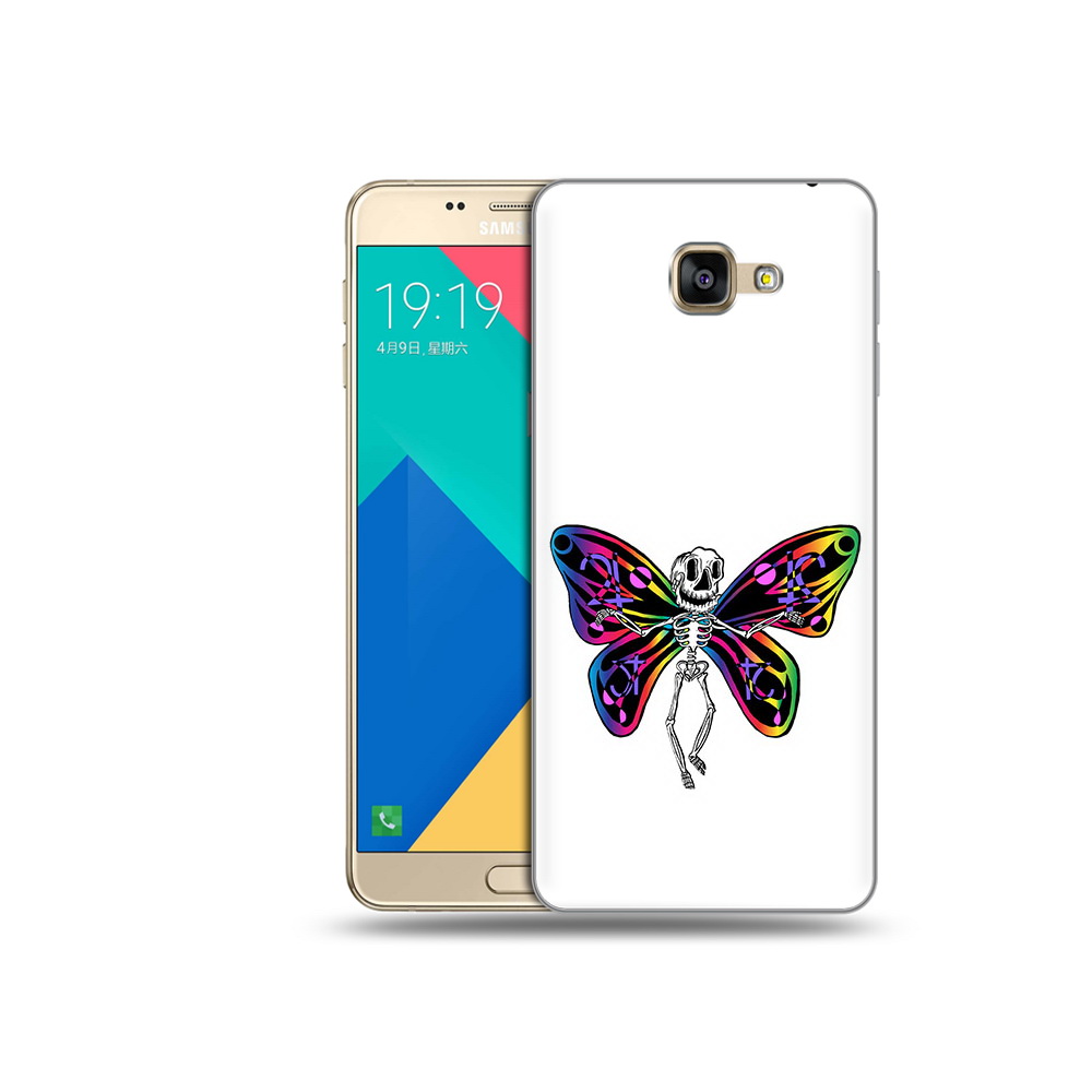 

Чехол MyPads Tocco для Samsung Galaxy A9 эффект бабочки (PT25200.562.701), Прозрачный, Tocco