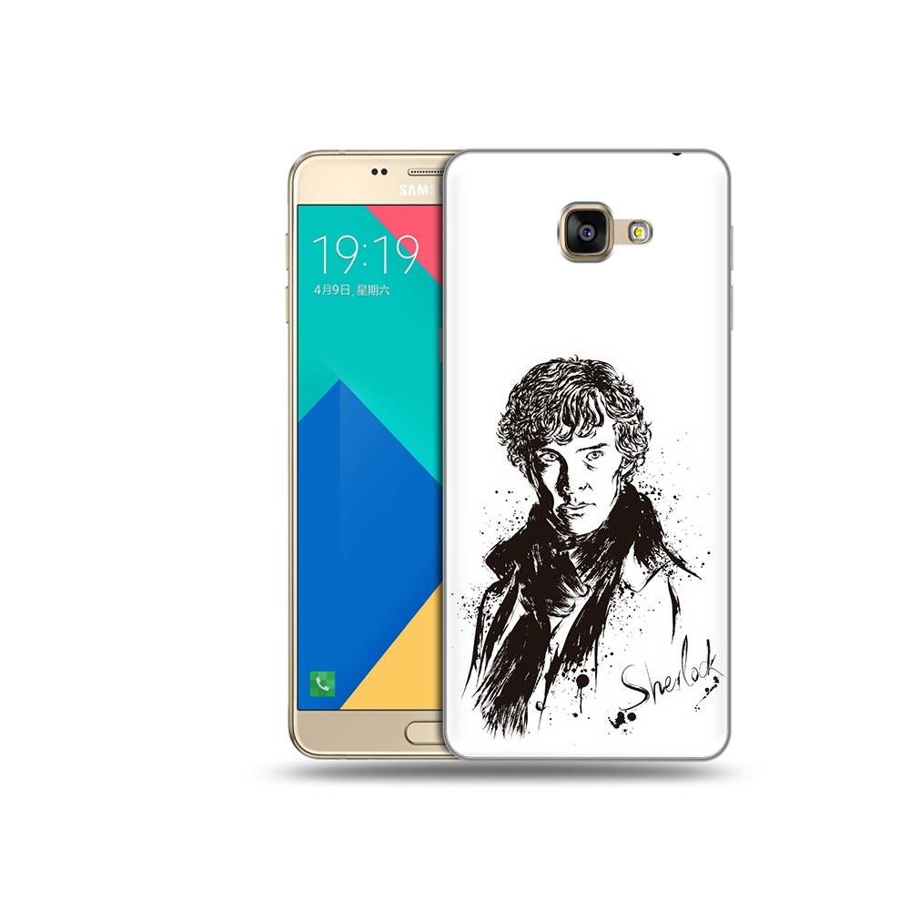 

Чехол MyPads Tocco для Samsung Galaxy A9 шерлок холмс портрет (PT25200.562.698), Прозрачный, Tocco