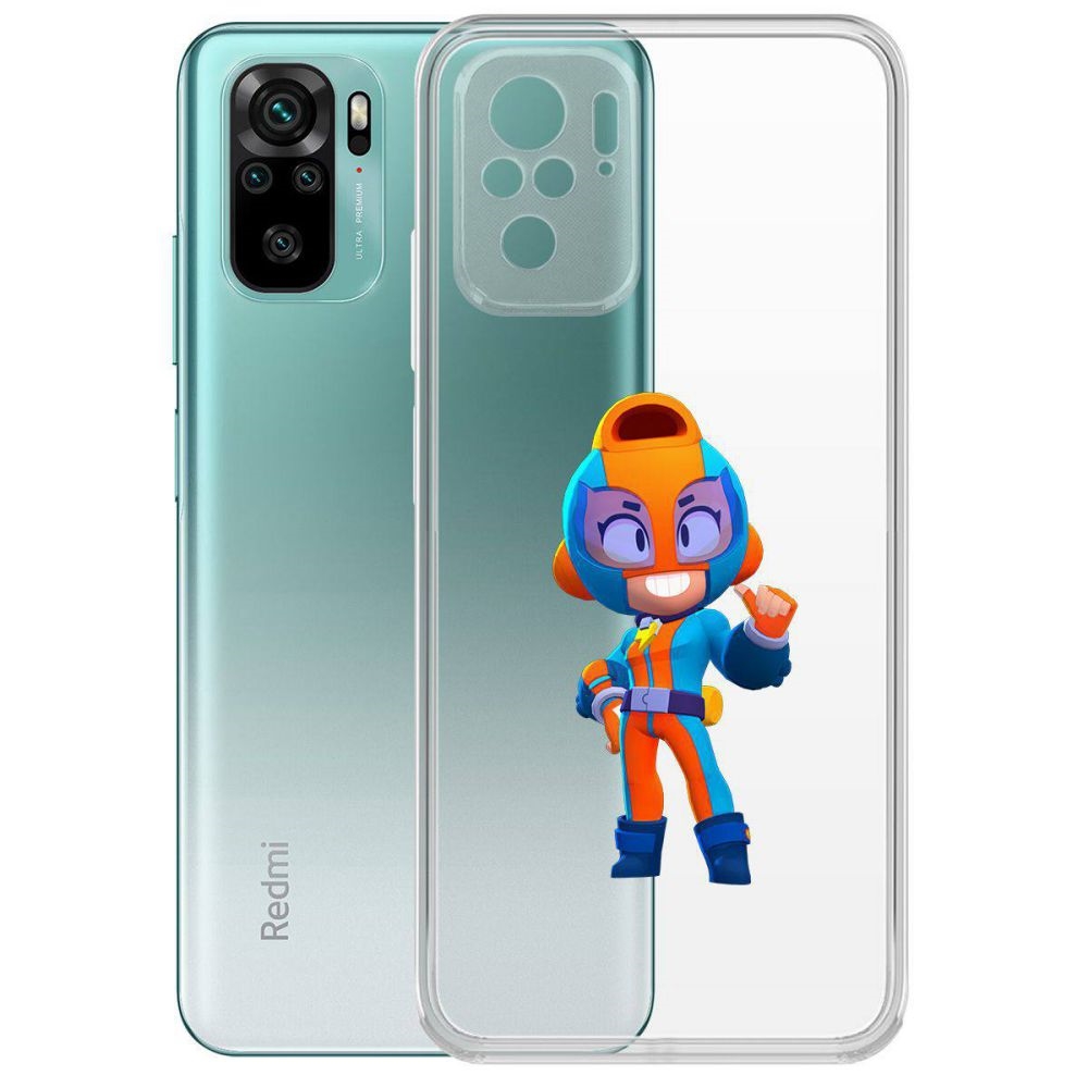 

Чехол-накладка Brawl Stars-GT Макс для Xiaomi Redmi Note 10/ Note 10S