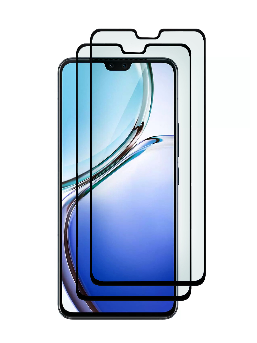 

Защитное стекло 2шт для Vivo V23 черный, с рамкой, ZTG-3D-VIV-V23