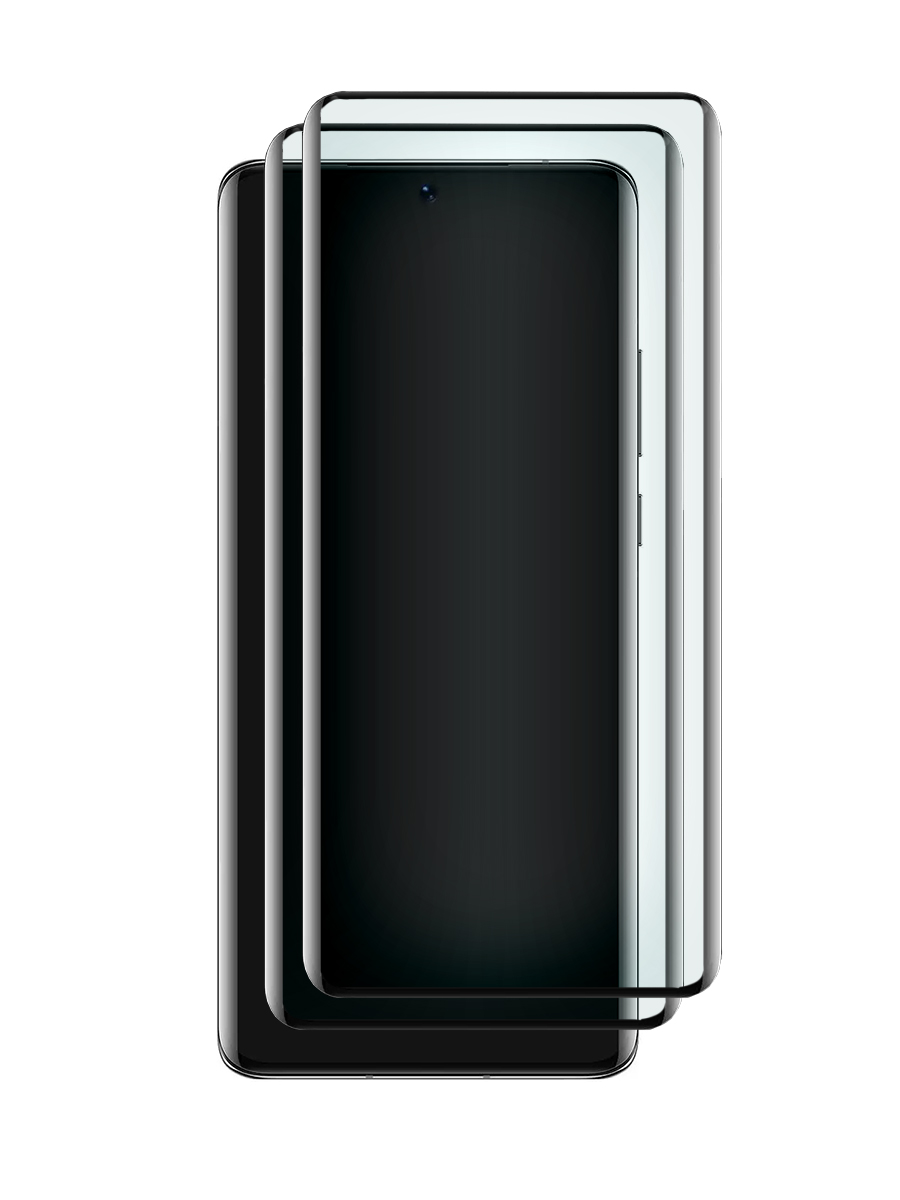 

Защитное стекло 2шт для Huawei P50 Pro черный, с рамкой, ZTG-3D-HUA-P50-PRO