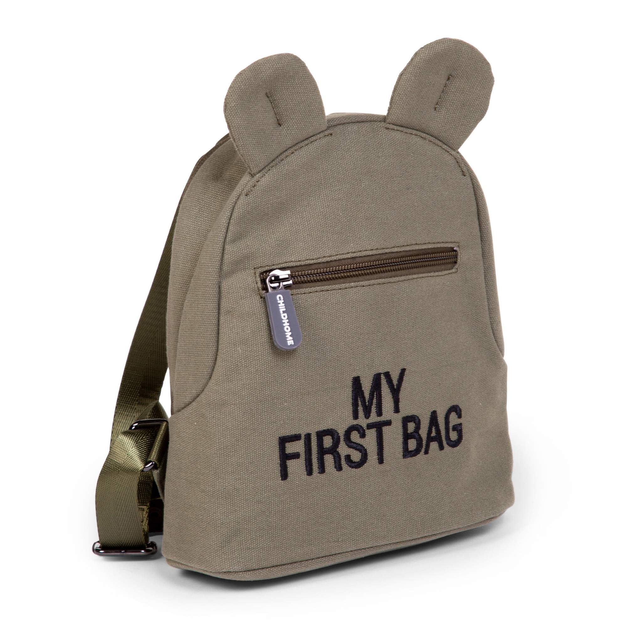 Рюкзак детский для девочек, мальчиков CHILDHOME MY FIRST BAG, хаки