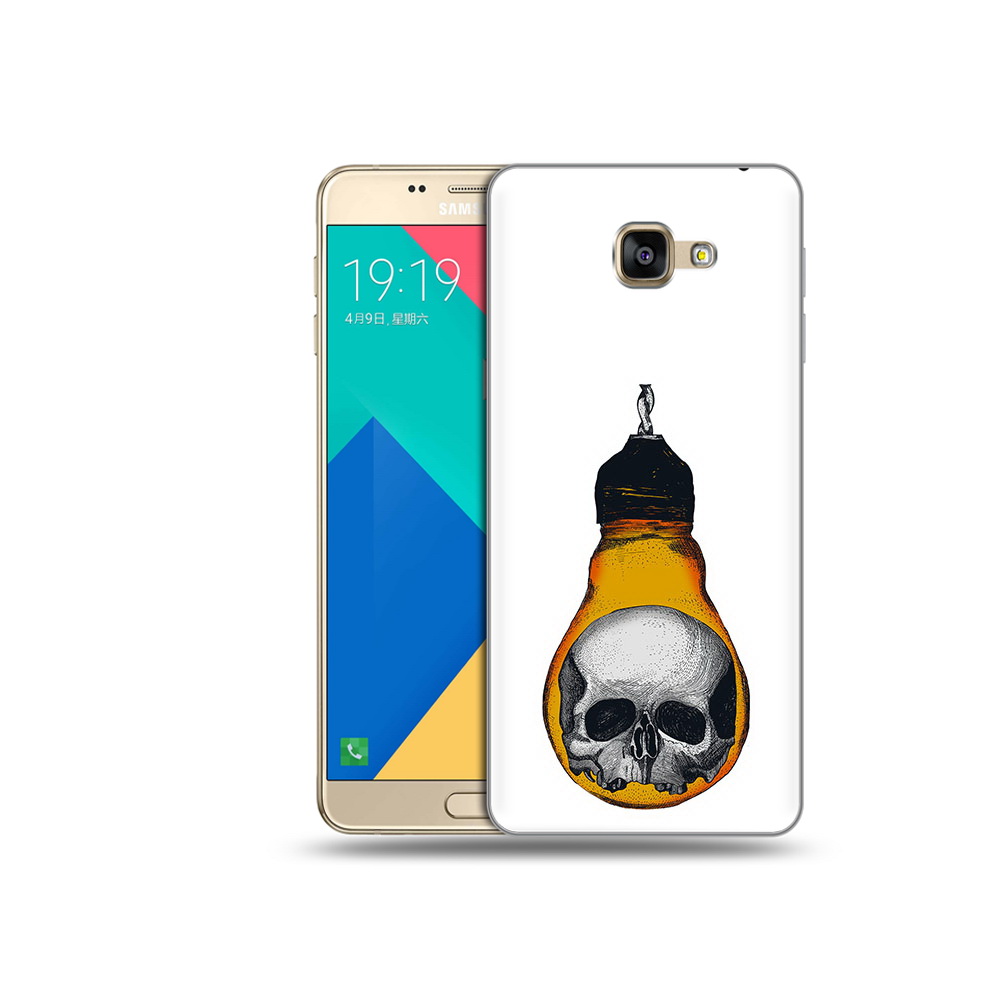 

Чехол MyPads Tocco для Samsung Galaxy A9 череп в лампочке (PT25200.562.676), Прозрачный, Tocco