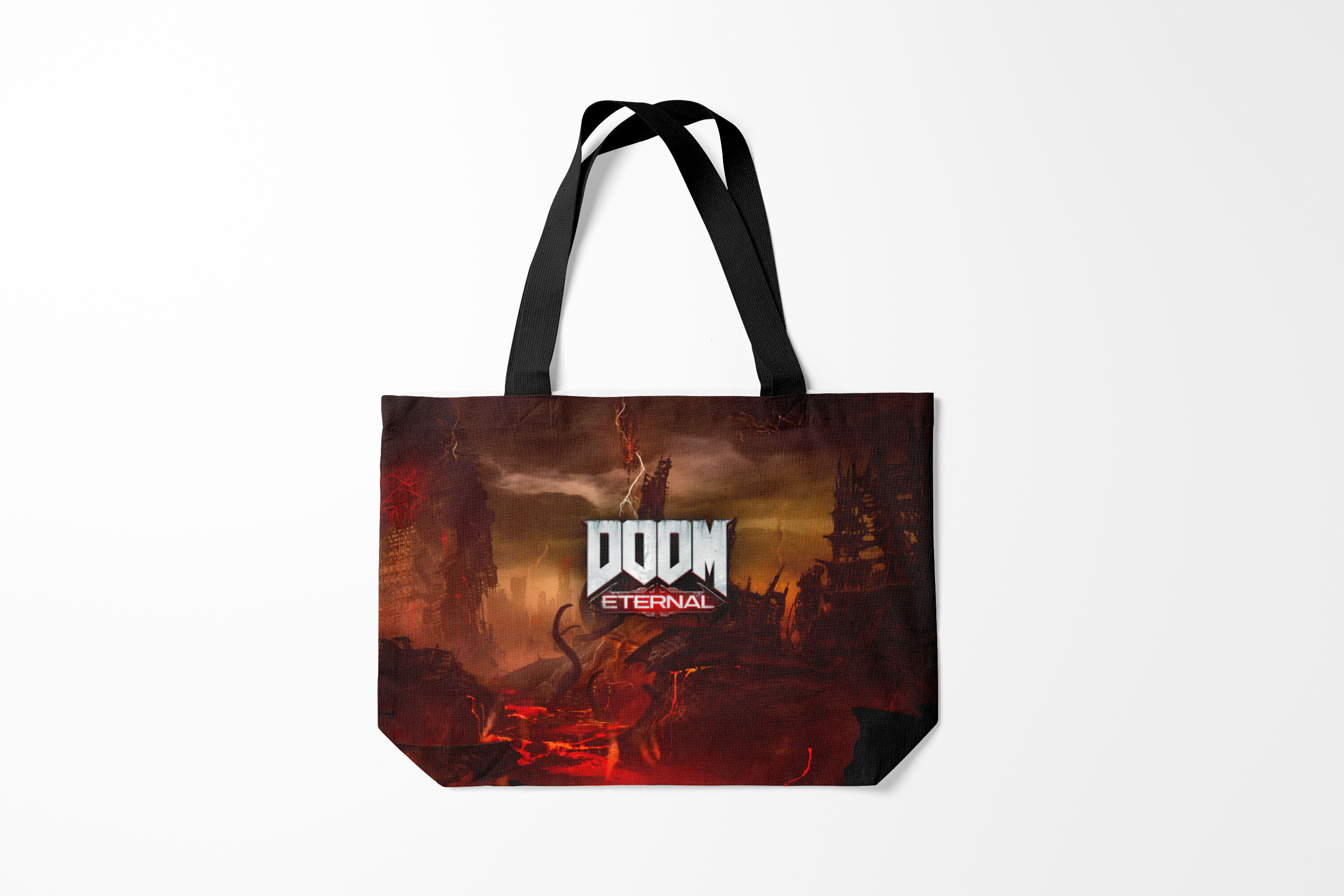 

Сумка шoппер унисекс Burnettie Doom ETERNAL, разноцветный, Doom ETERNAL