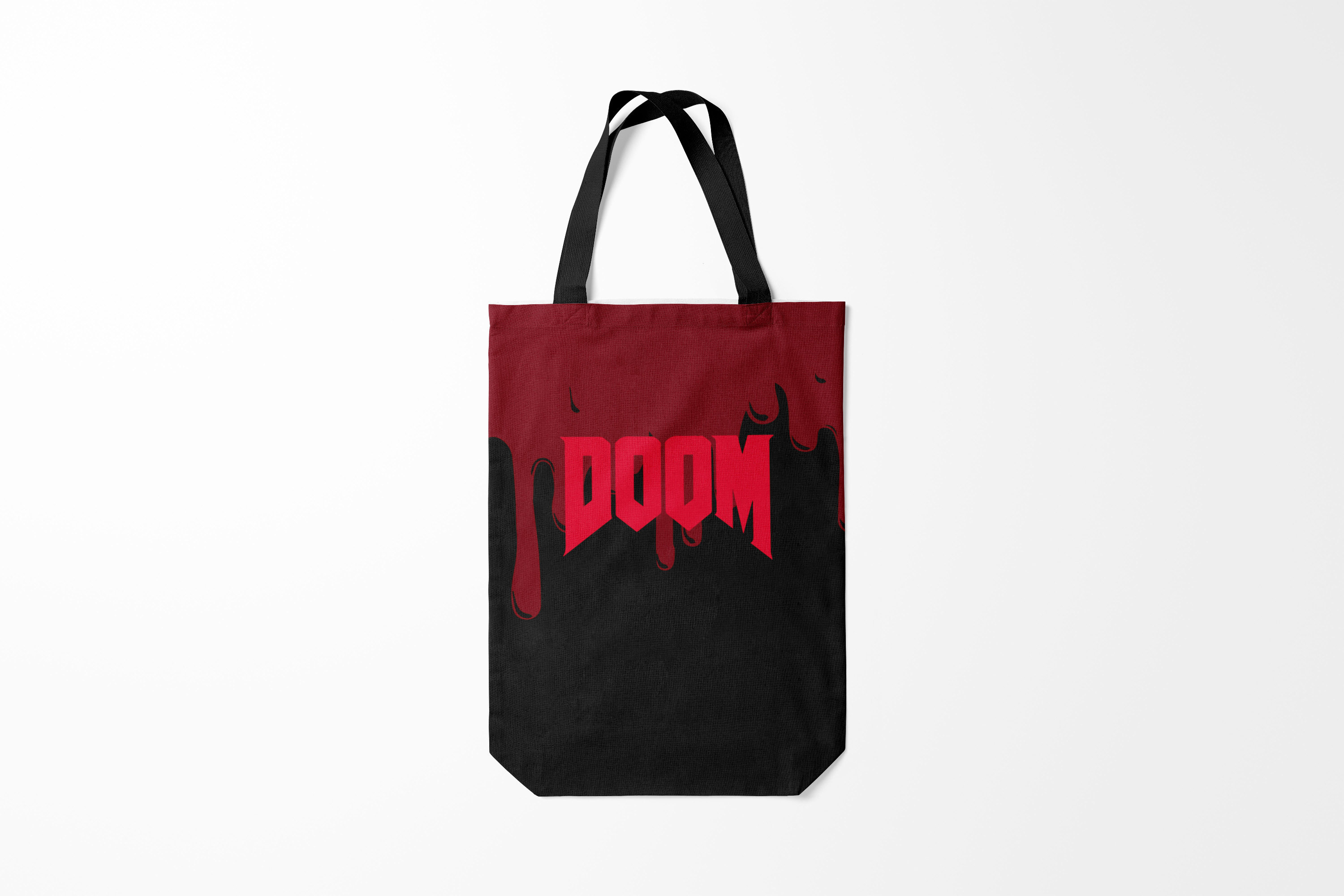 

Сумка шoппер унисекс Burnettie Doom Enternal, красный, Doom Enternal