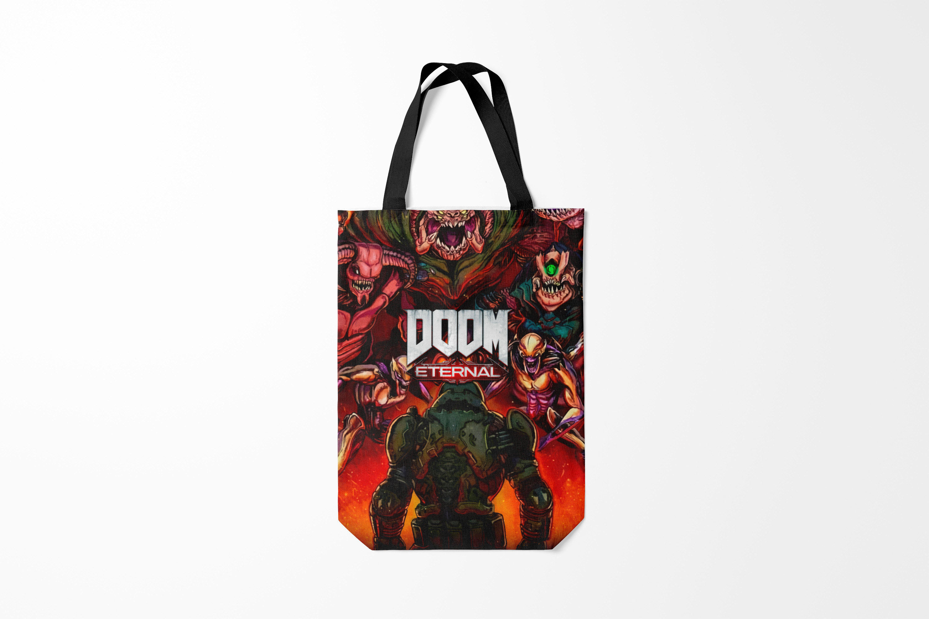 

Сумка шoппер унисекс Burnettie Doom Doomguy Classic, разноцветный, Doom Doomguy Classic