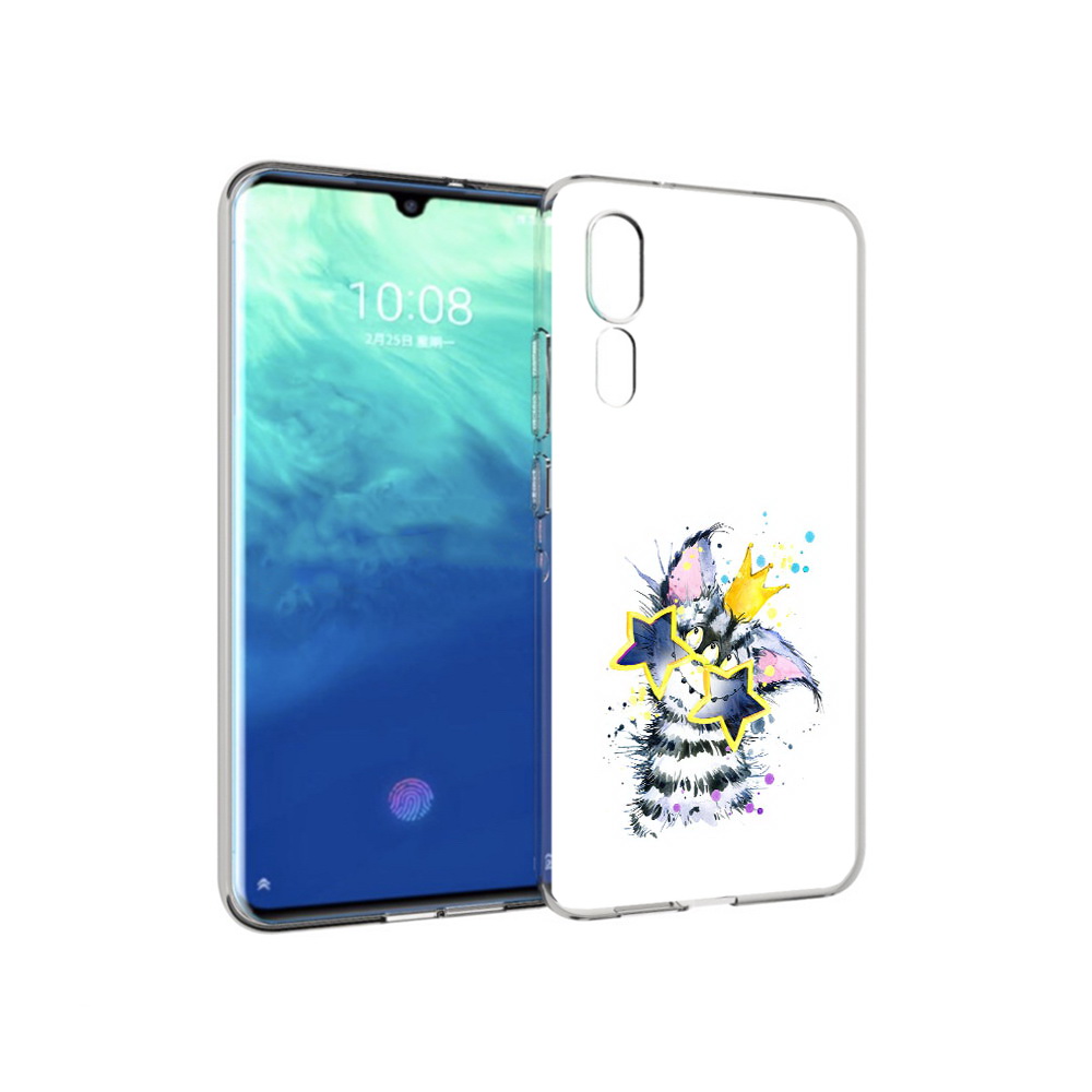 

Чехол MyPads Tocco для ZTE Axon 10 Pro Мартовский Нуся (PT134302.444.114), Прозрачный, Tocco