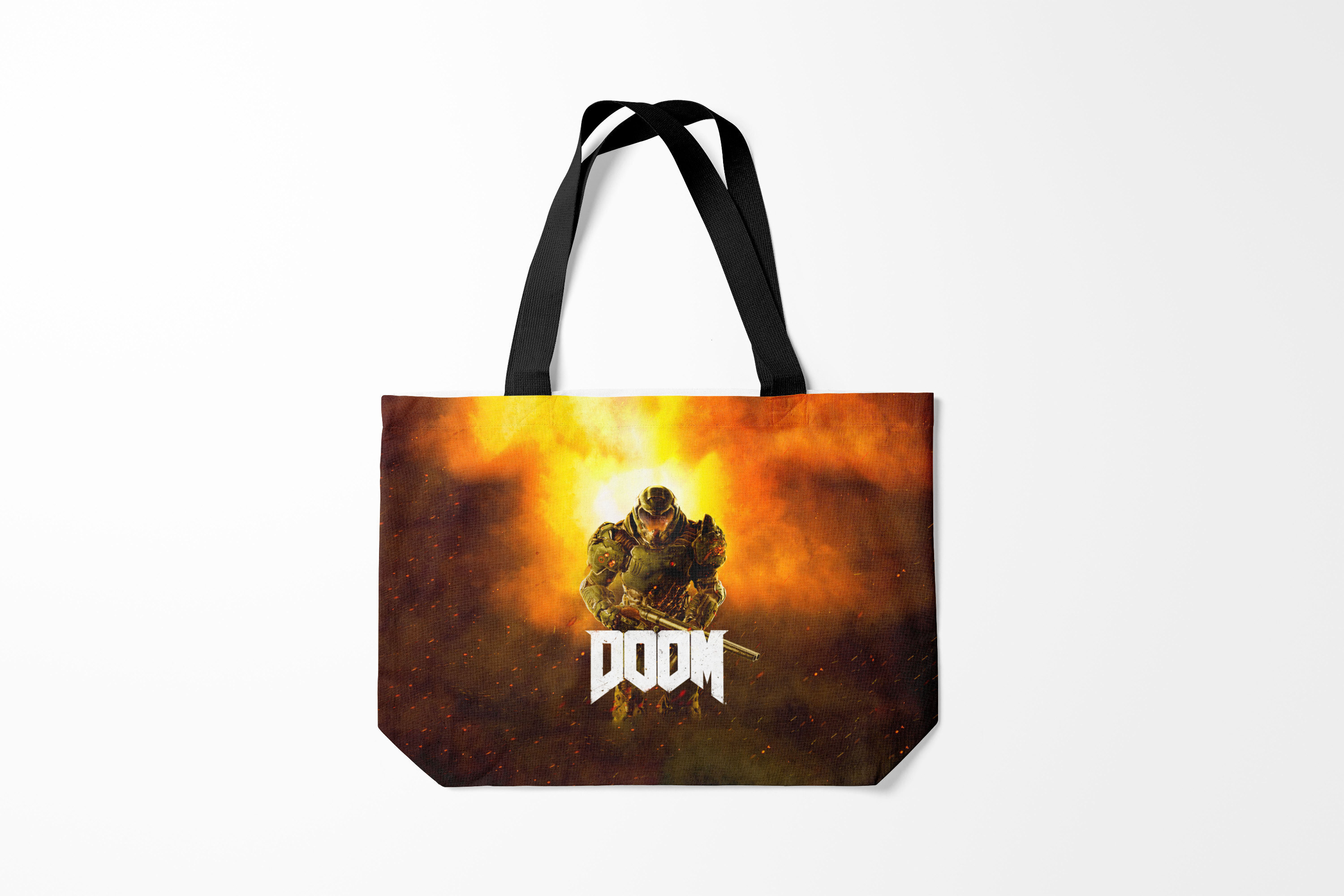 

Сумка шoппер унисекс Burnettie Doom, черный, Doom