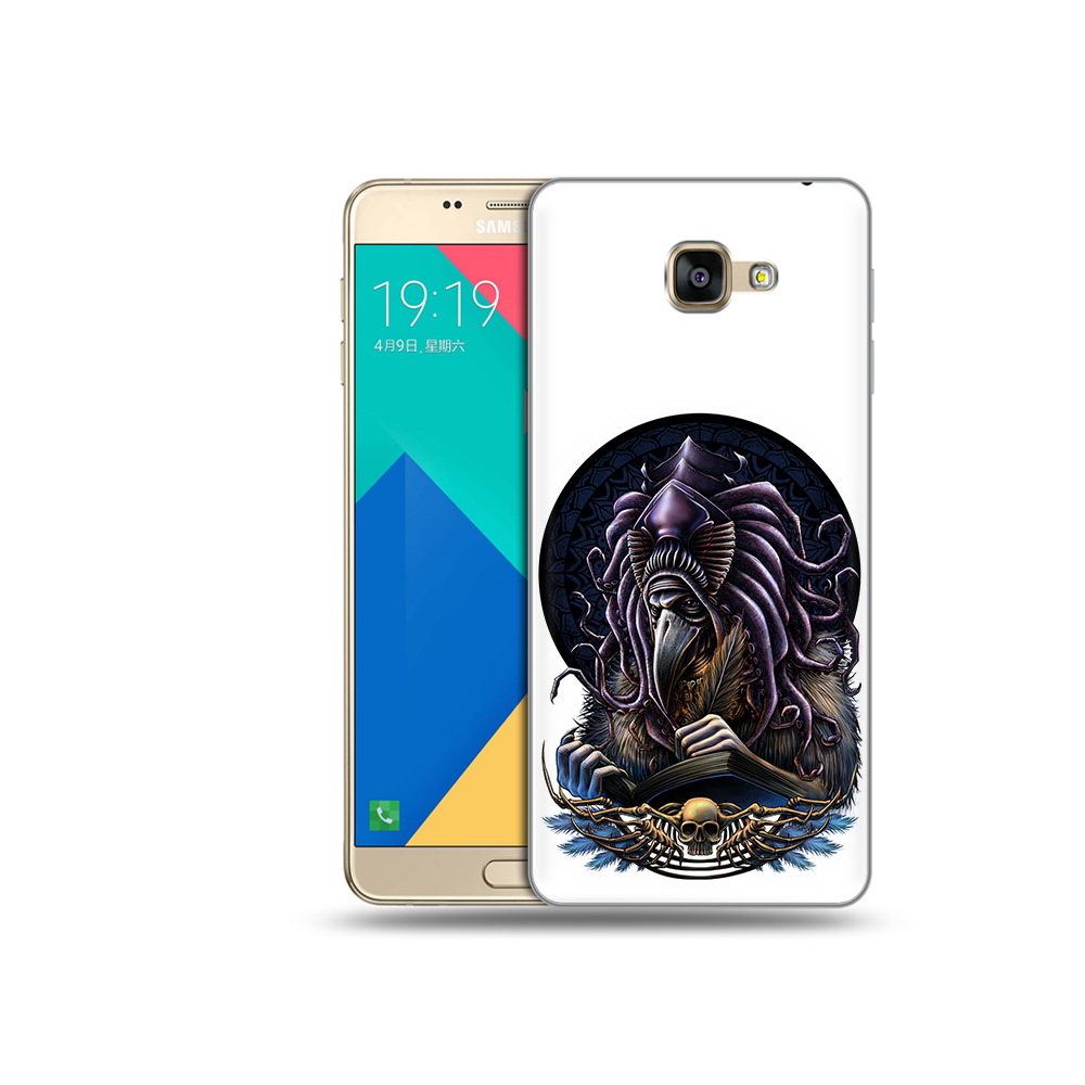 

Чехол MyPads Tocco для Samsung Galaxy A9 умный ворон (PT25200.562.650), Прозрачный, Tocco