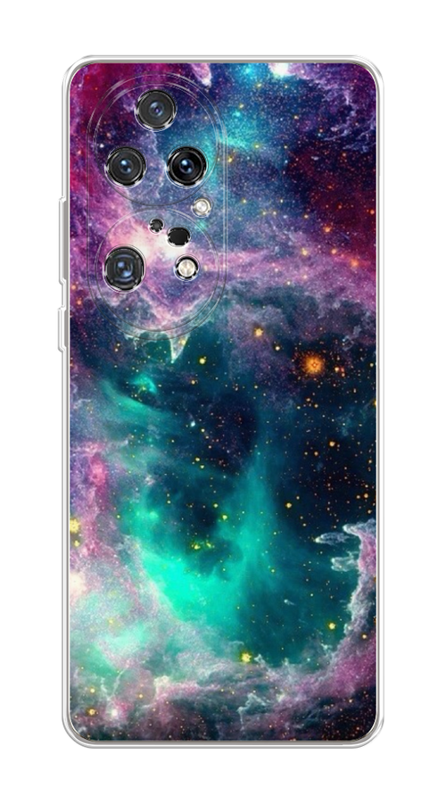 

Чехол на Huawei P50 Pro "Звездные облака", Розовый;бежевый, 6105050-2