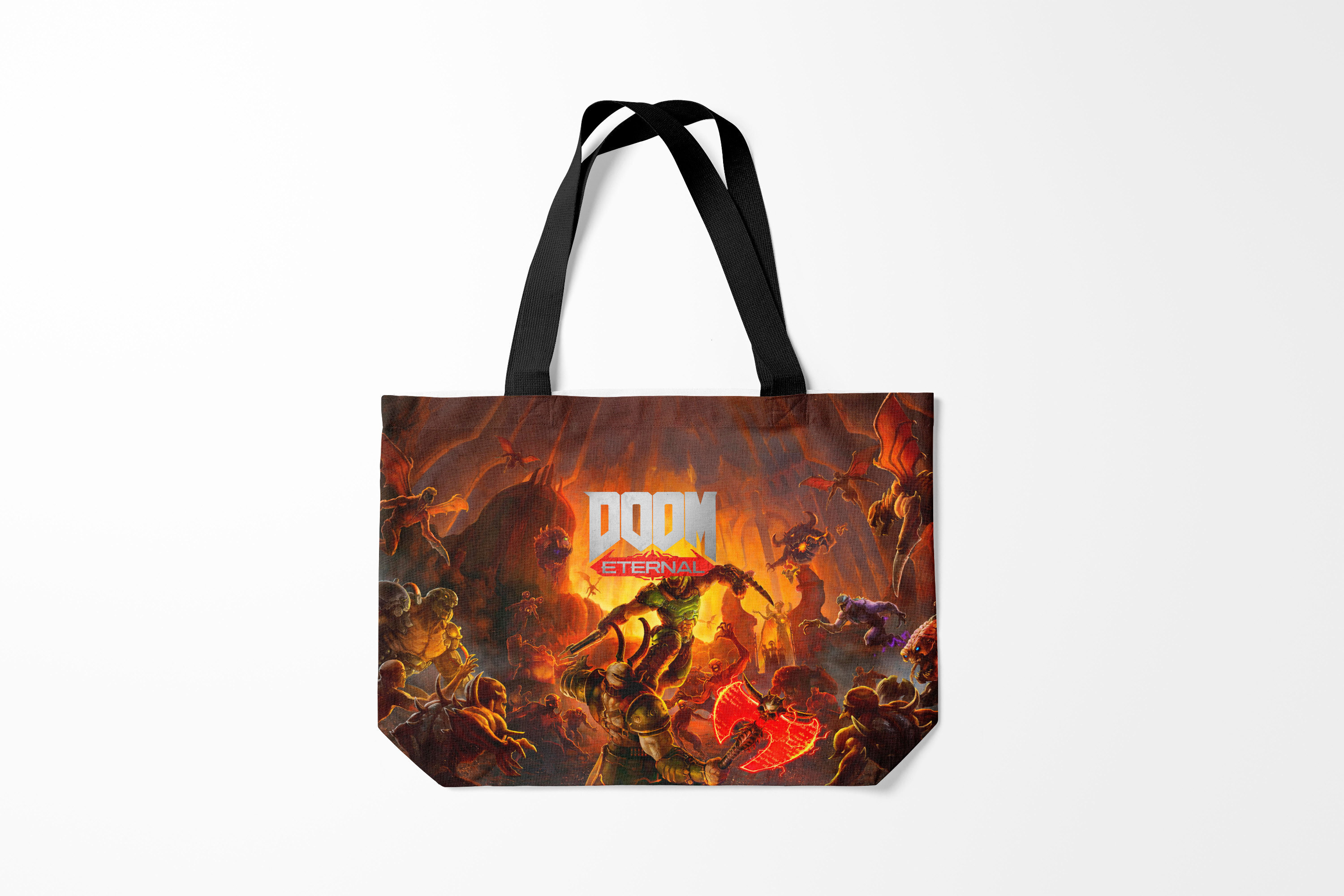 

Сумка шoппер унисекс Burnettie Doom, разноцветный, Doom
