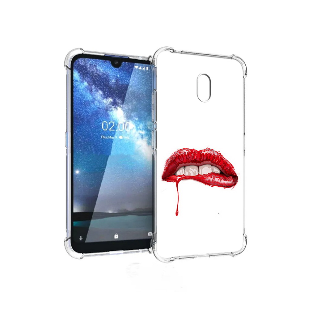 

Чехол MyPads Tocco для ZTE Blade L8 яркие красные губы (PT136677.443.706), Прозрачный, Tocco