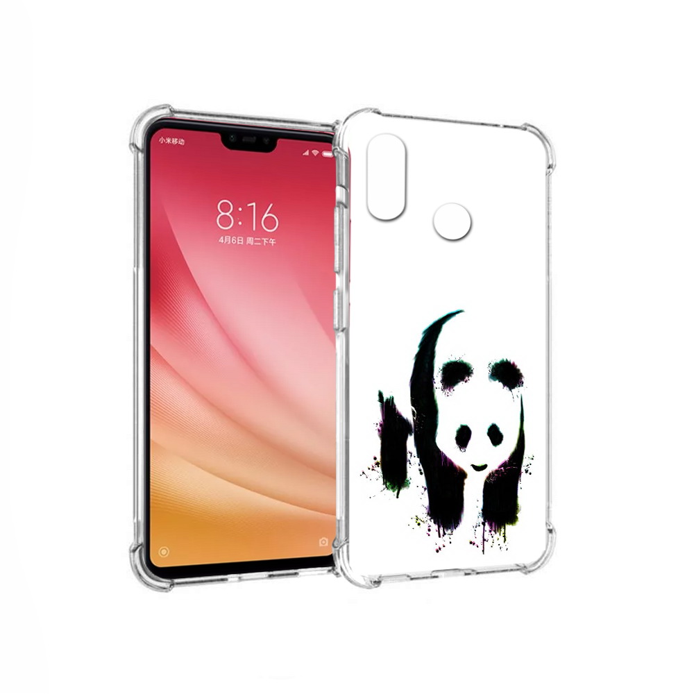 

Чехол MyPads Tocco для Xiaomi Mi 8 панда в акварели (PT110454.314.532), Прозрачный, Tocco