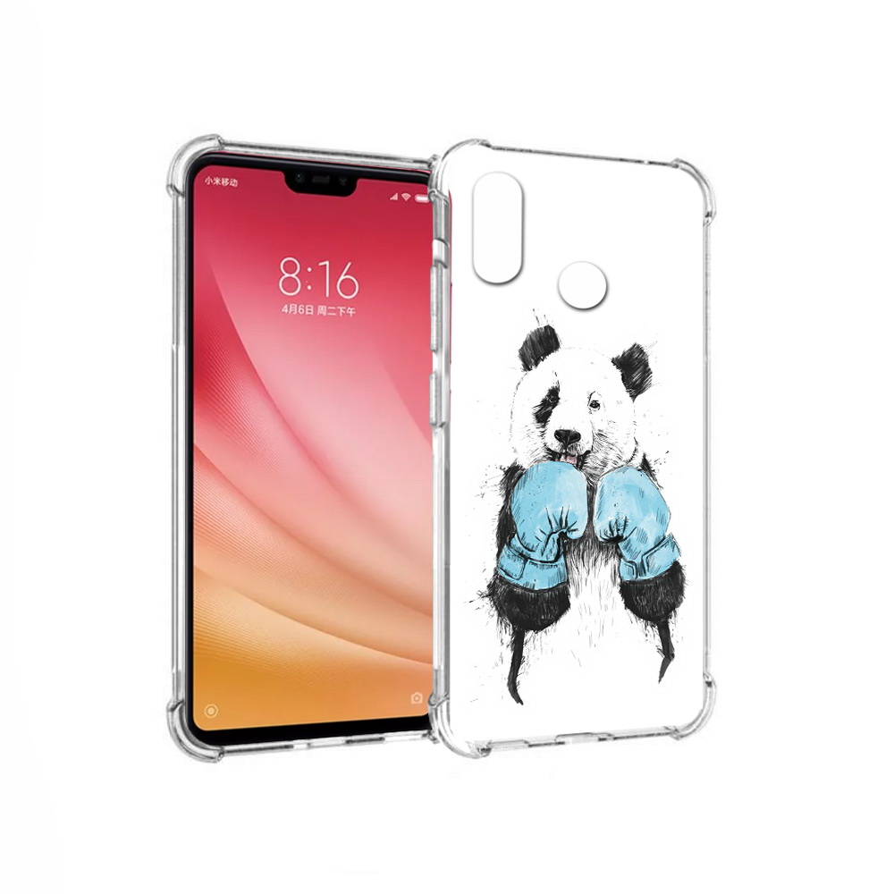 

Чехол MyPads Tocco для Xiaomi Mi 8 панда боксер (PT110454.314.531), Прозрачный, Tocco