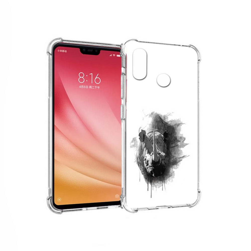 

Чехол MyPads Tocco для Xiaomi Mi 8 носорог (PT110454.314.523), Прозрачный, Tocco
