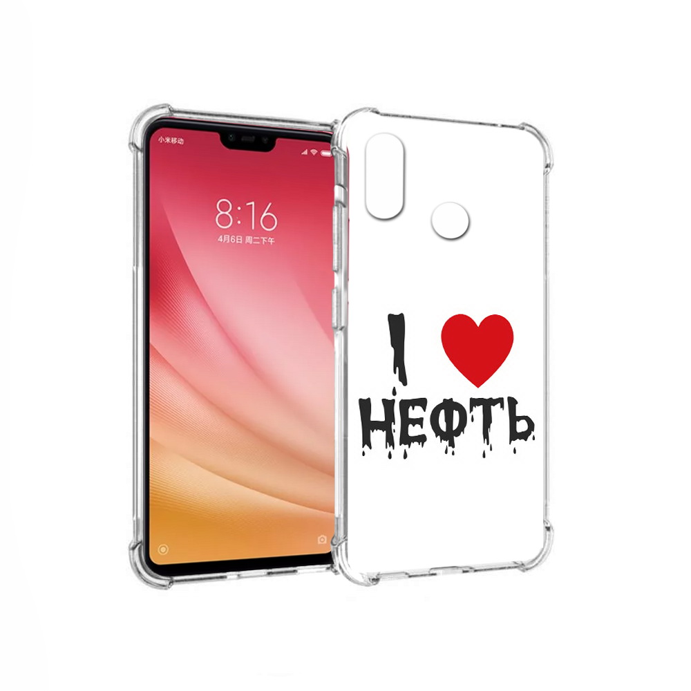 

Чехол MyPads Tocco для Xiaomi Mi 8 нефть (PT110454.314.522), Прозрачный, Tocco