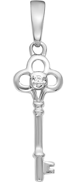

Кулон женский Vesna jewelry 3459-251-01-00 из белого золота, бриллиант, 3459-251-01-00