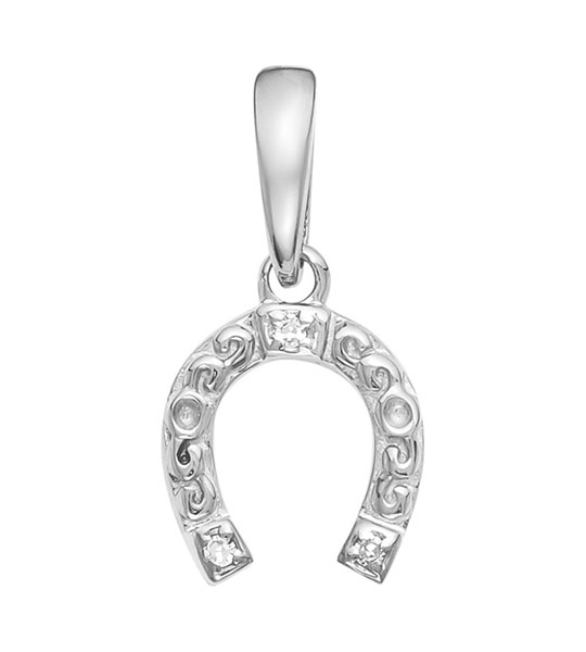 Кулон женский Vesna jewelry 3457-251-01-00 из белого золота, бриллиант