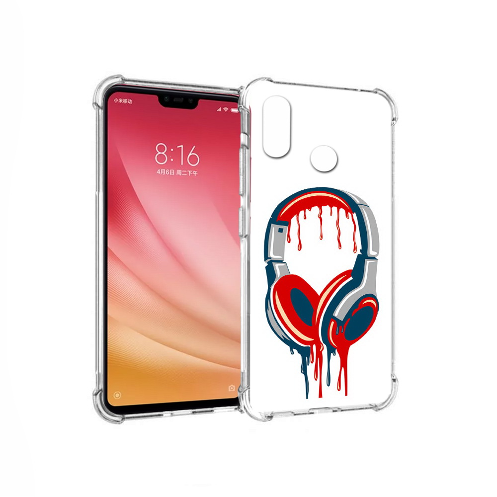 

Чехол MyPads Tocco для Xiaomi Mi 8 не делай громко (PT110454.314.517), Прозрачный, Tocco