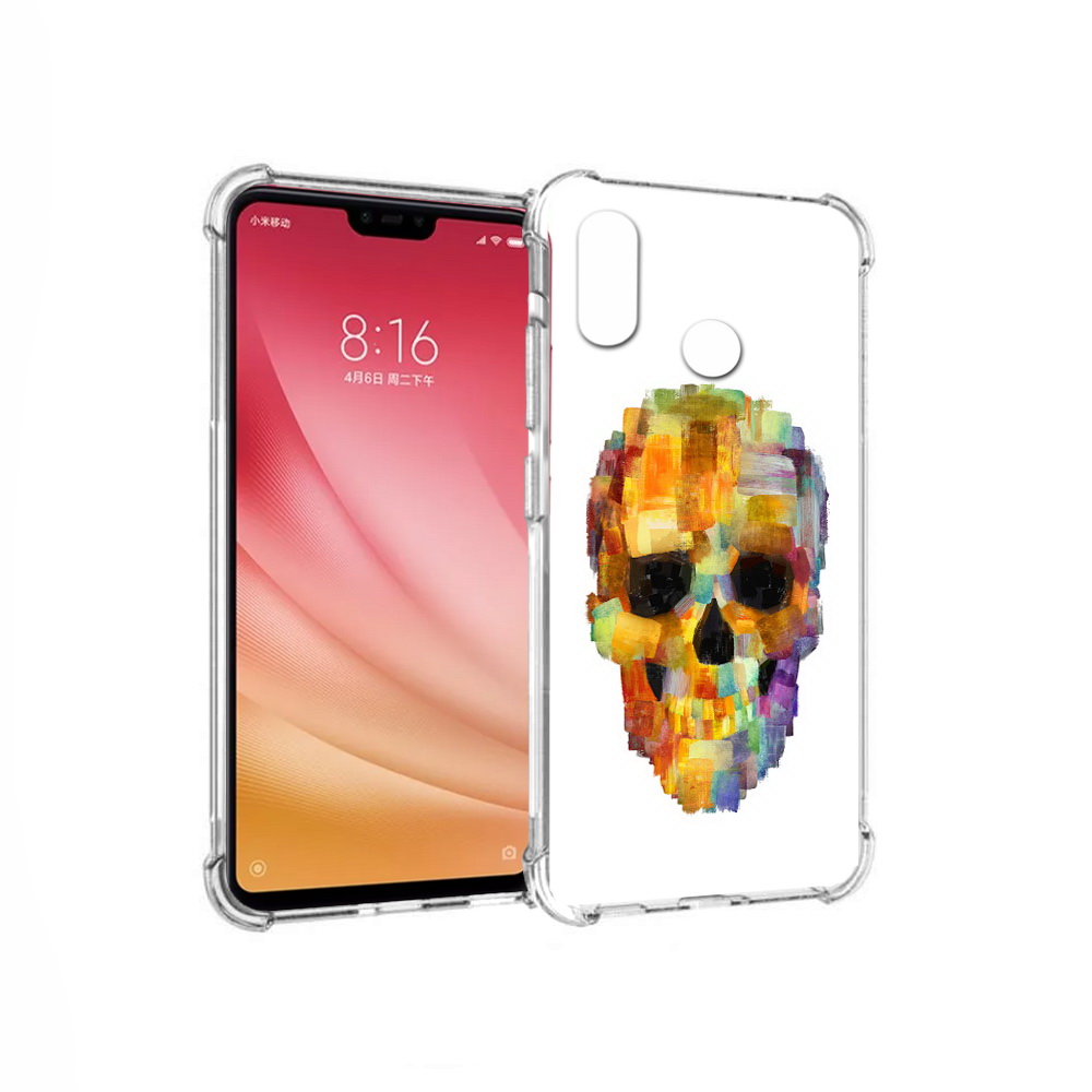 

Чехол MyPads Tocco для Xiaomi Mi 8 нарисованный череп (PT110454.314.516), Прозрачный, Tocco