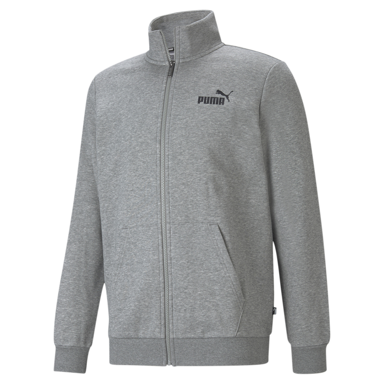 

Толстовка мужская PUMA Ess Track Jacket Fl серая L, Ess Track Jacket Fl