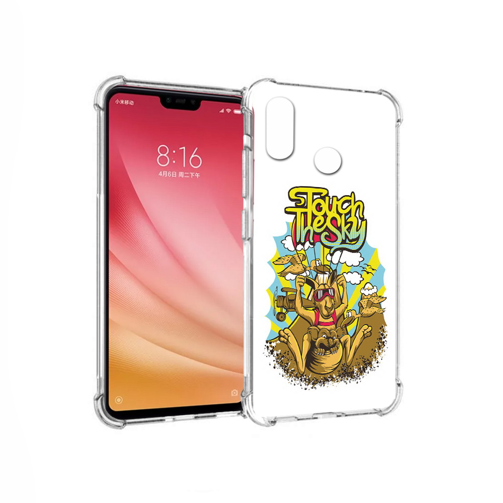 

Чехол MyPads Tocco для Xiaomi Mi 8 нарисованное кенгуру комикс (PT110454.314.505), Прозрачный, Tocco