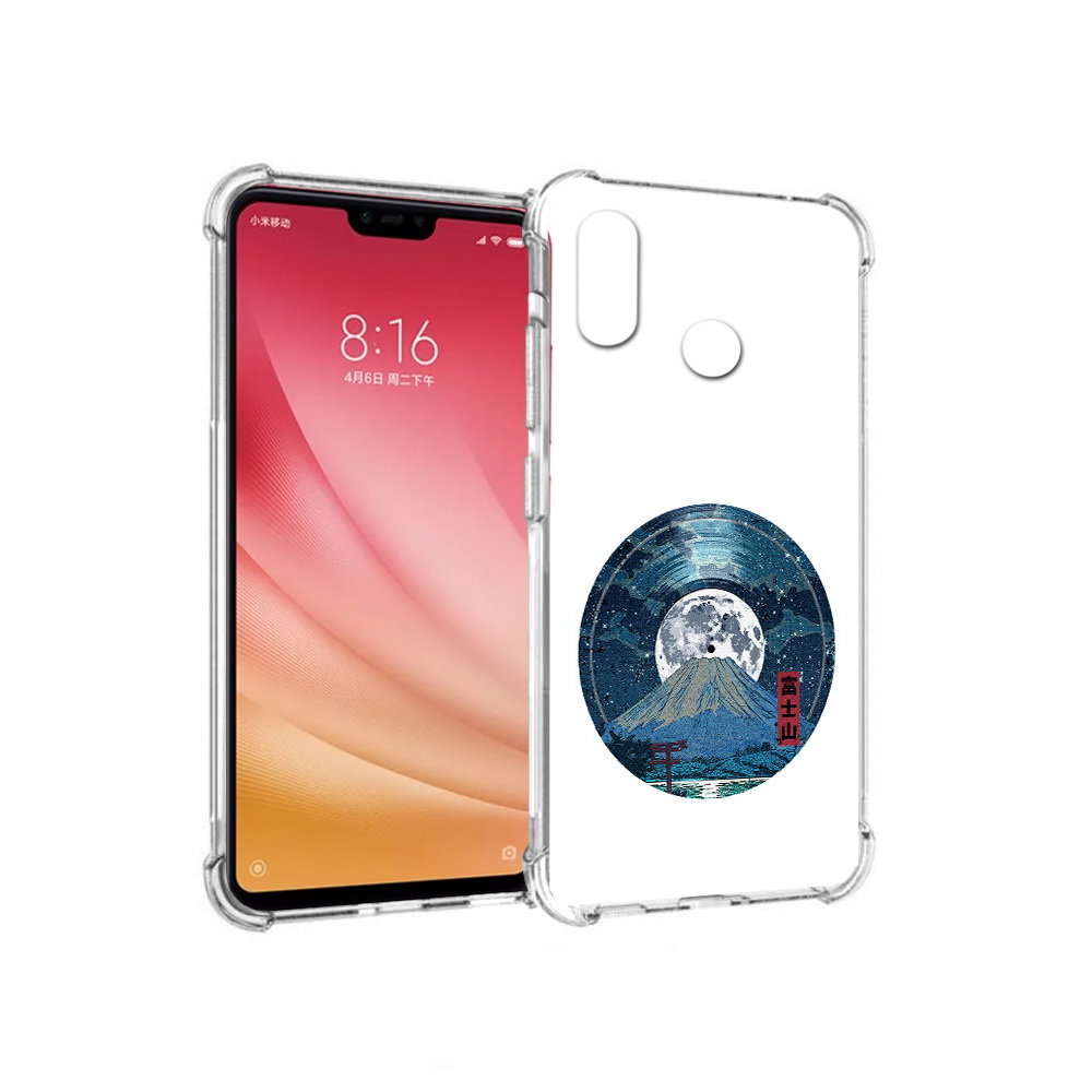 

Чехол MyPads Tocco для Xiaomi Mi 8 нарисованная виниловая гора с луной (PT110454.314.497), Прозрачный, Tocco