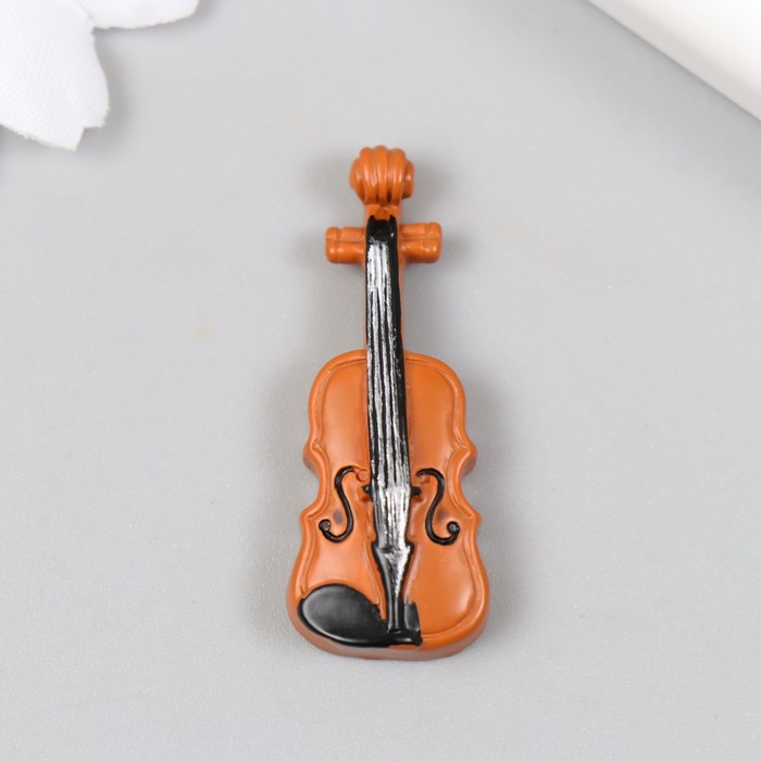 

Фигурка для флорариума полистоун "Скрипка" 1,3х3,6 см, Коричневый