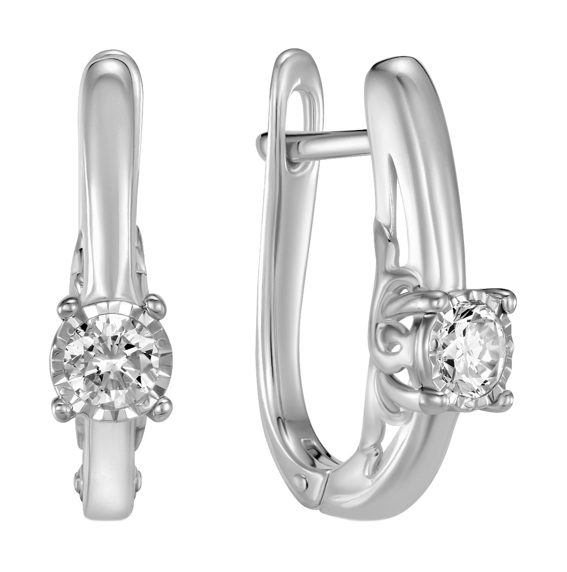 

Серьги из белого золота с бриллиантом MIUZ Diamonds E01-PL-34033-W, E01-PL-34033-W