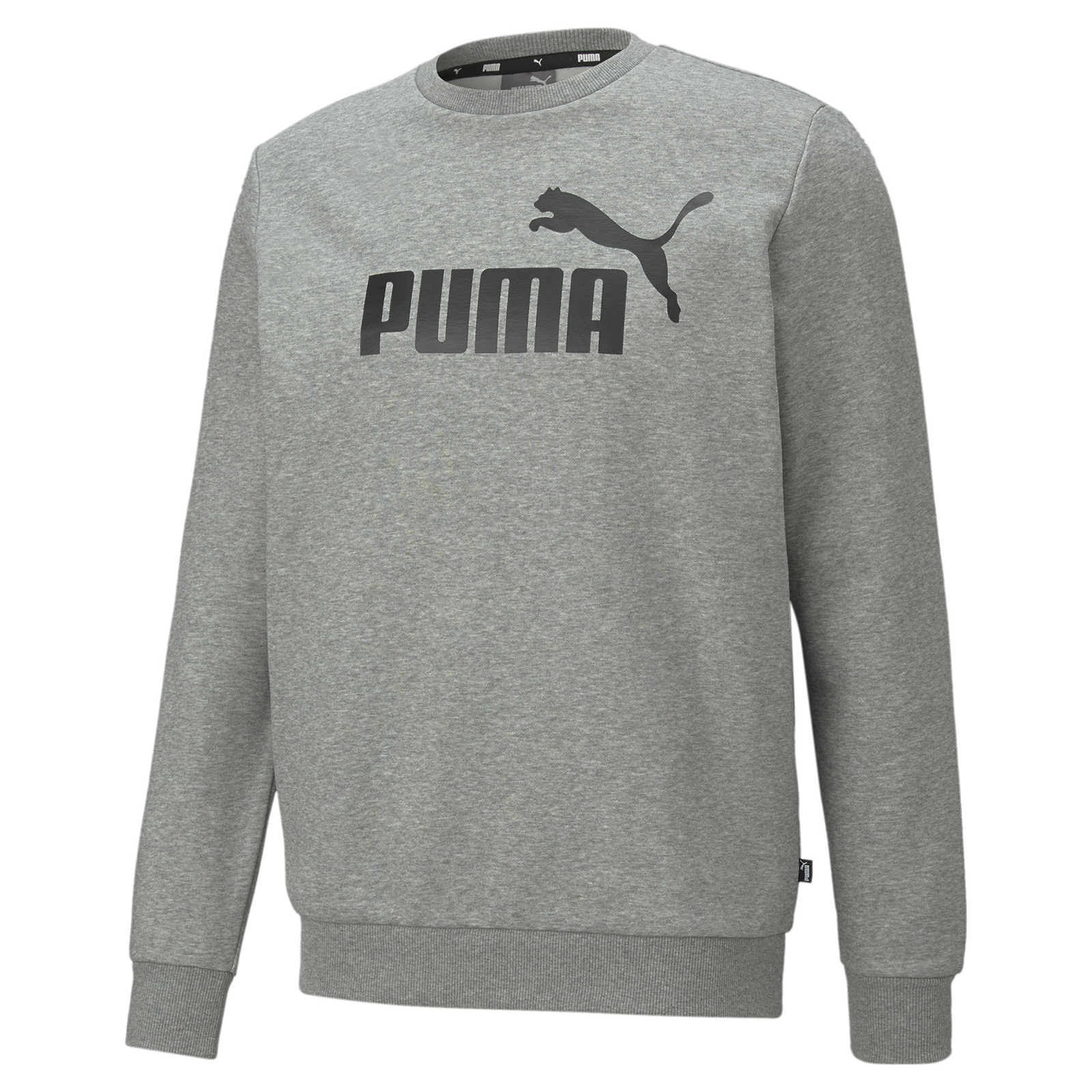 

Свитшот мужской PUMA Ess Big Logo Crew Fl серый L, Ess Big Logo Crew Fl