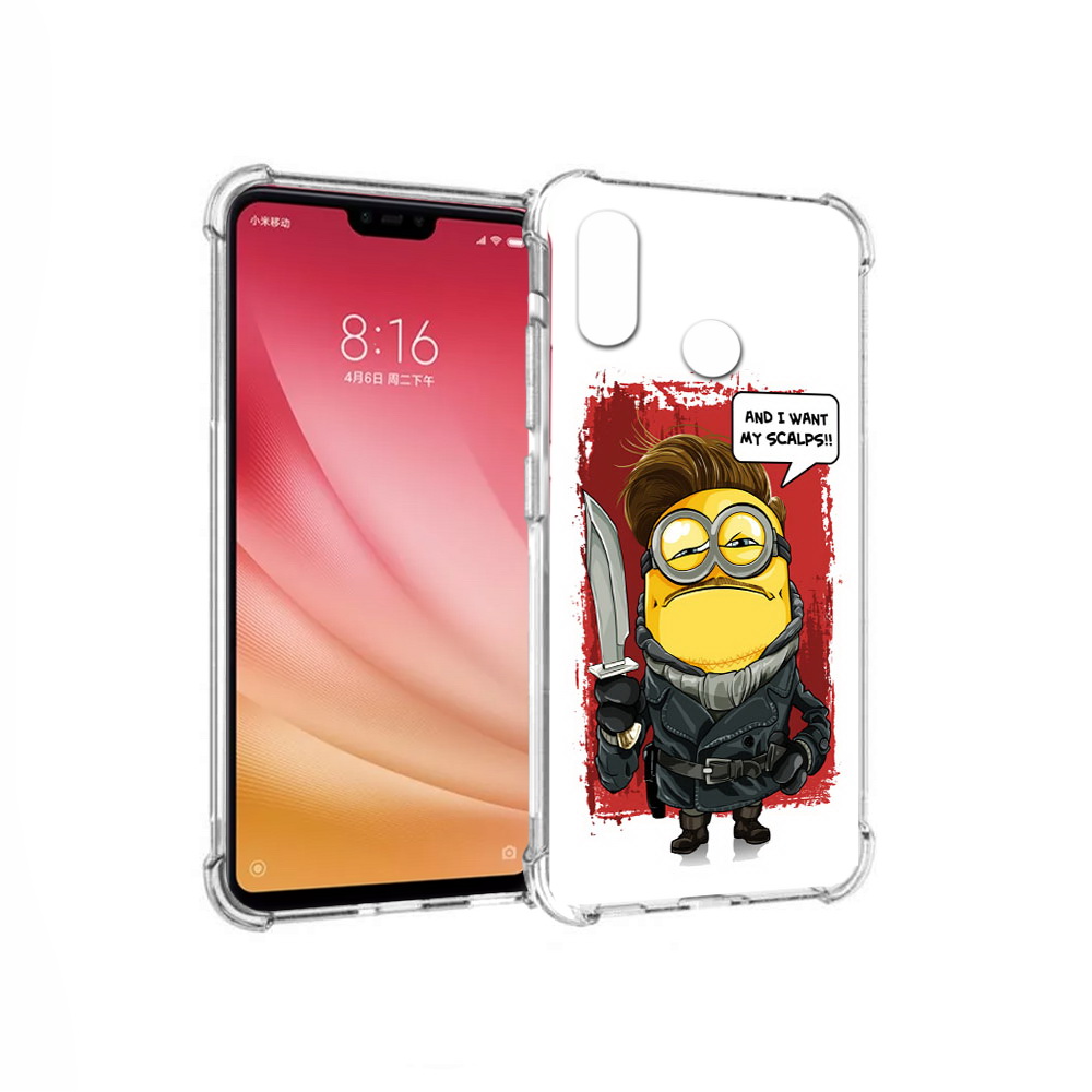 

Чехол MyPads Tocco для Xiaomi Mi 8 миньон убийца (PT110454.314.477), Прозрачный, Tocco