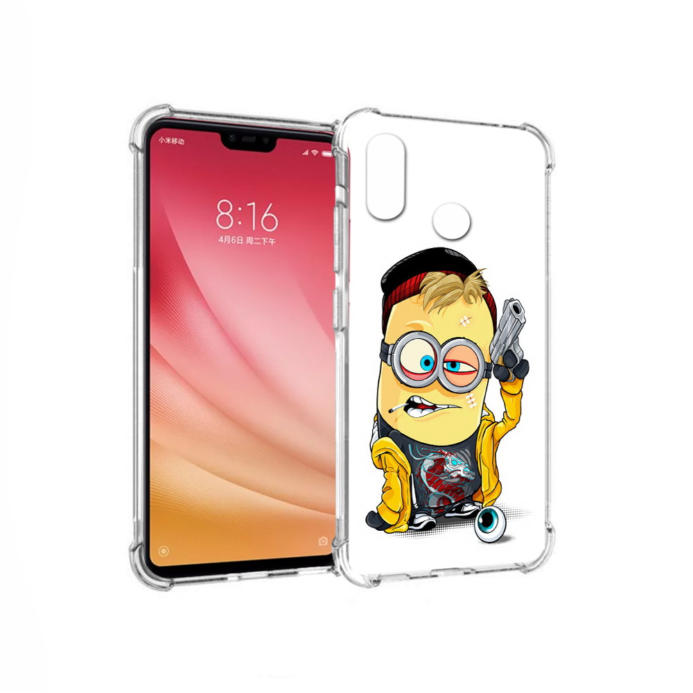 

Чехол MyPads Tocco для Xiaomi Mi 8 миньон бандит (PT110454.314.475), Прозрачный, Tocco
