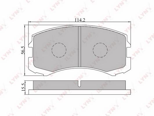 

Тормозные колодки LYNXauto дисковые BD5503