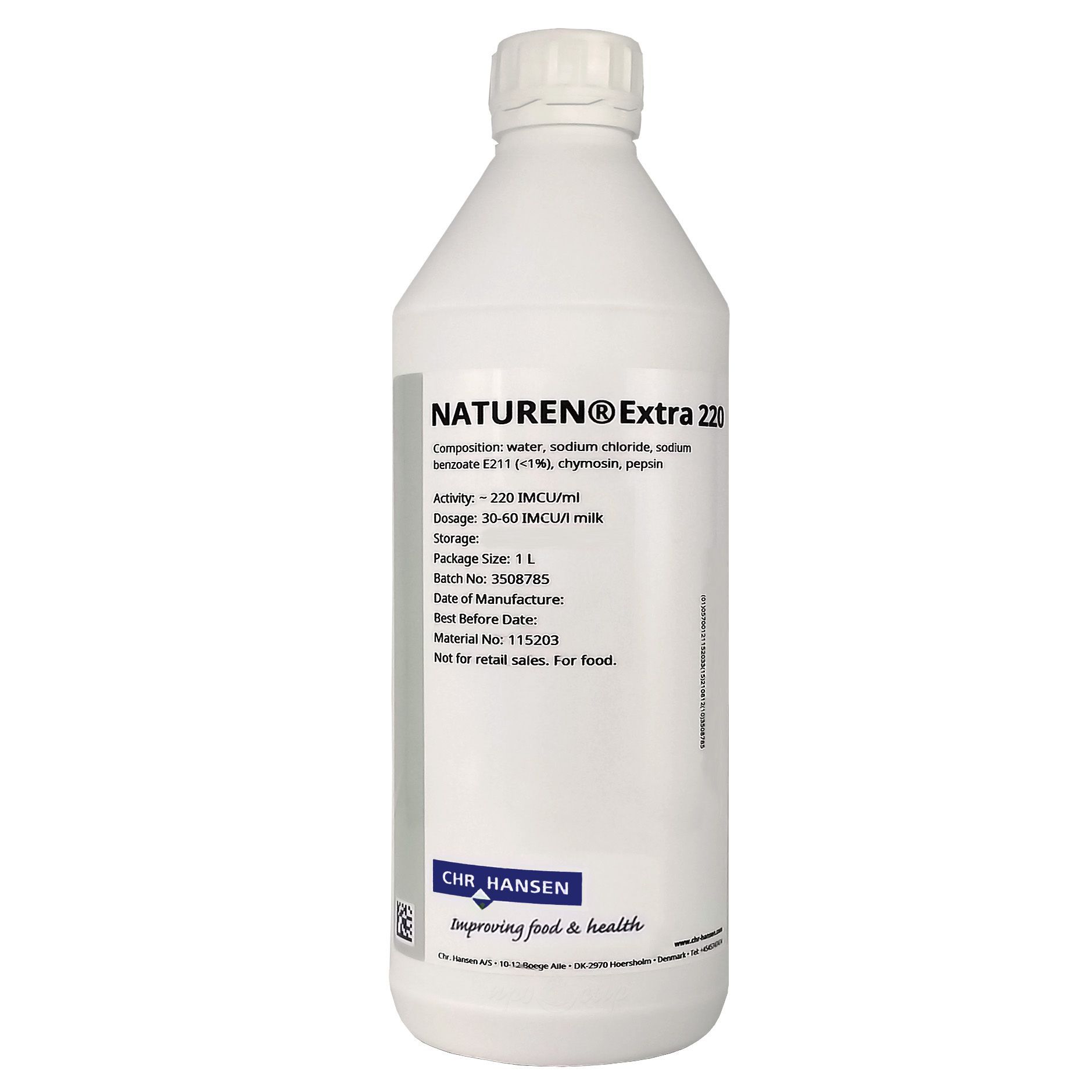 Сычужный фермент Hansen Naturen Extra 220, 1 литр