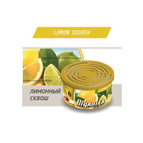 фото Ароматизатор organi.ca сквош лимонный, lemon squash, org-sql aim-one арт. org-sql