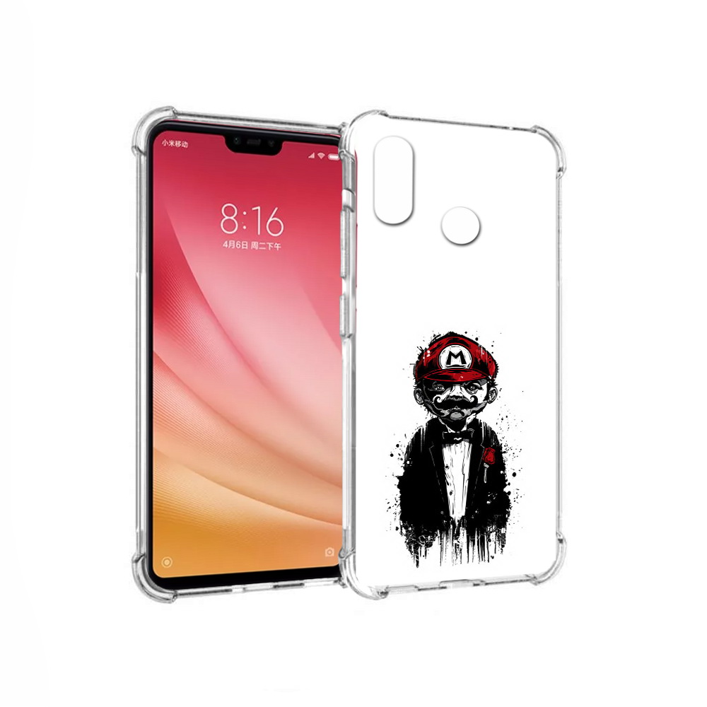 

Чехол MyPads Tocco для Xiaomi Mi 8 марио (PT110454.314.458), Прозрачный, Tocco