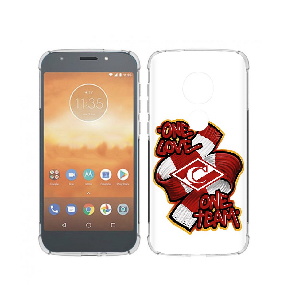 

Чехол MyPads Tocco для Motorola Moto E5 Play Одна любовь-Спартак (PT227065.372.126), Прозрачный, Tocco