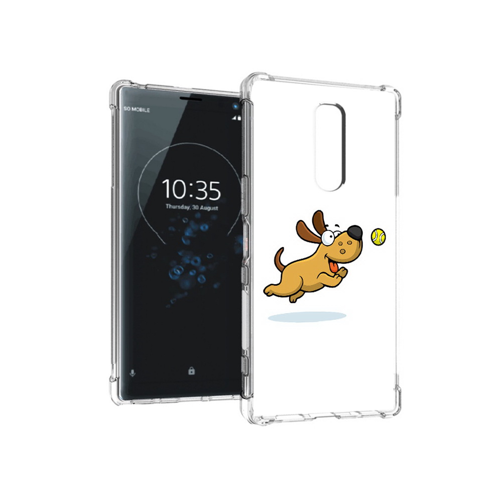 

Чехол MyPads Tocco для Sony Xperia 1 пёсик (PT141276.244.563), Прозрачный, Tocco