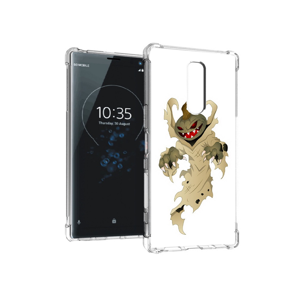 

Чехол MyPads Tocco для Sony Xperia 1 призрак хэллоуина (PT141276.244.555), Прозрачный, Tocco
