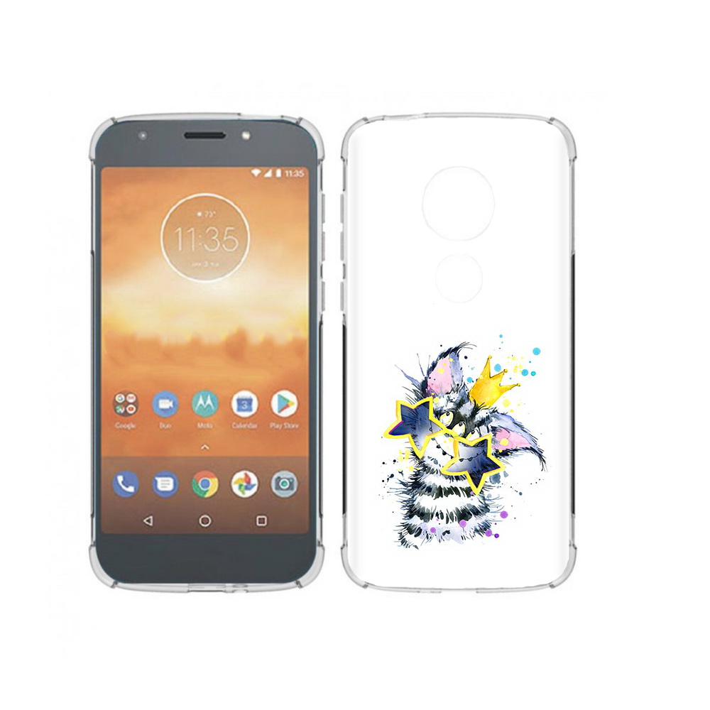 

Чехол MyPads Tocco для Motorola Moto E5 Play Мартовский Нуся (PT227065.372.114), Прозрачный, Tocco