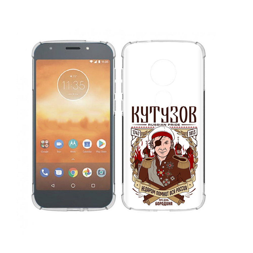 

Чехол MyPads Tocco для Motorola Moto E5 Play Кутузов (PT227065.372.101), Прозрачный, Tocco