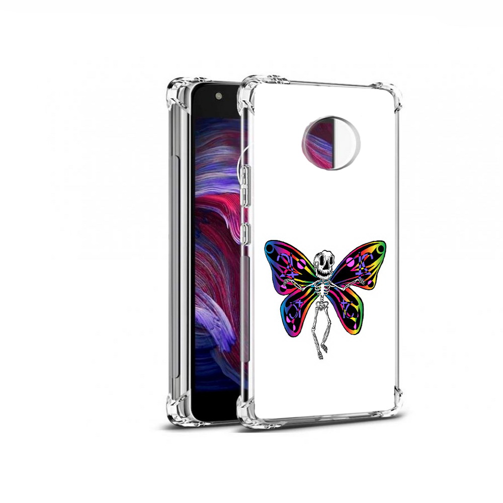 

Чехол MyPads Tocco для Motorola Moto X4 эффект бабочки (PT96319.371.701), Прозрачный, Tocco