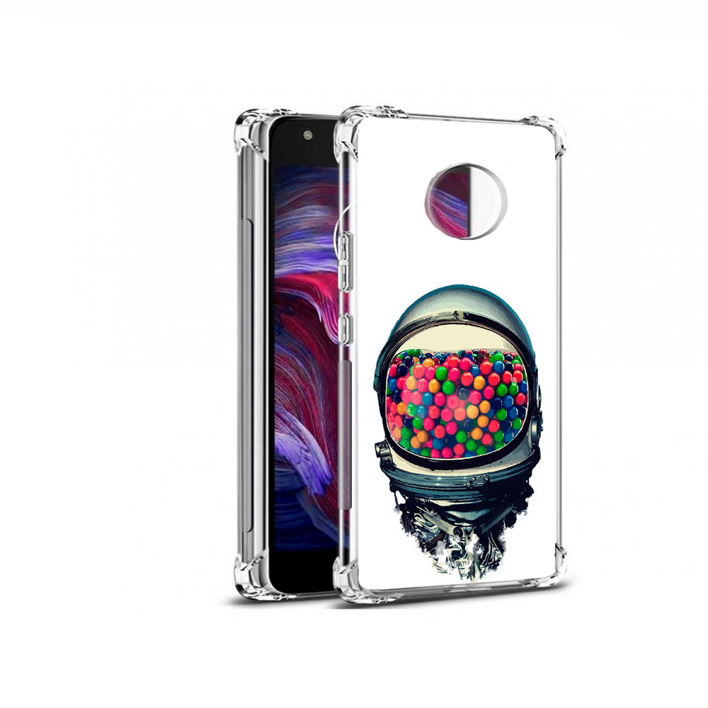

Чехол MyPads Tocco для Motorola Moto X4 шлем космонавта (PT96319.371.700), Прозрачный, Tocco