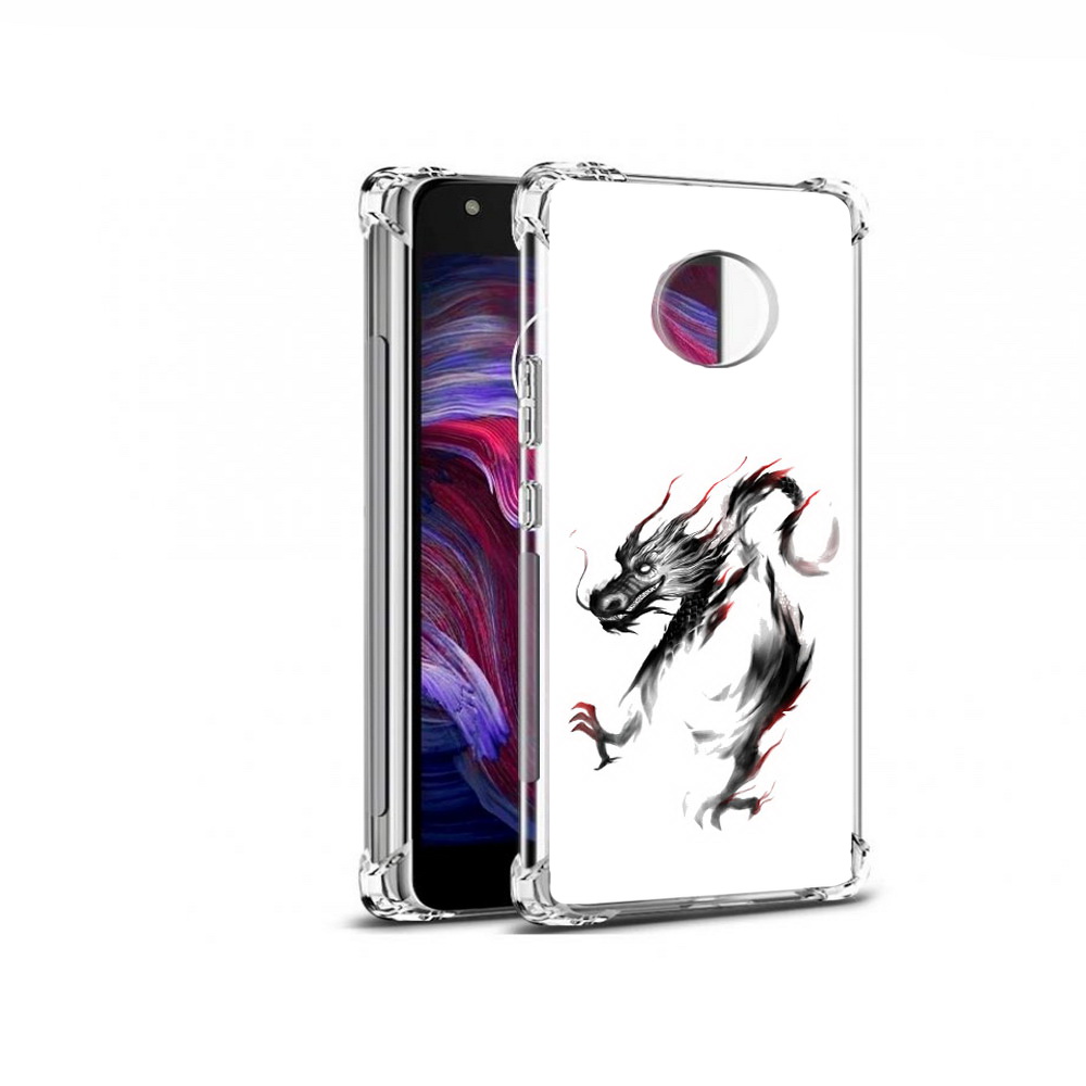

Чехол MyPads Tocco для Motorola Moto X4 черный дракон (PT96319.371.690), Прозрачный, Tocco