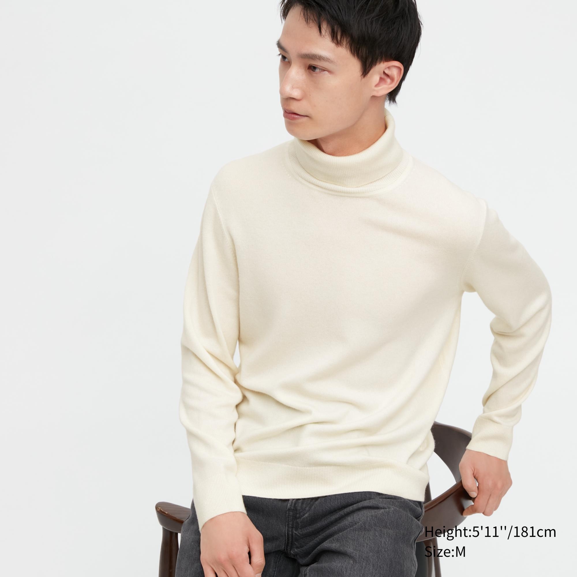 

Водолазка мужская UNIQLO 450544COL01 белая M (доставка из-за рубежа), Белый, 450544COL01
