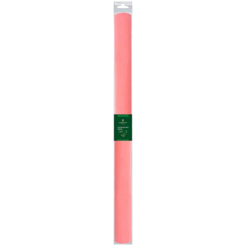 

Бумага креп Greenwich Line, 50*250см, 32г/м2, коралловая, в рулоне, - (10 шт.)