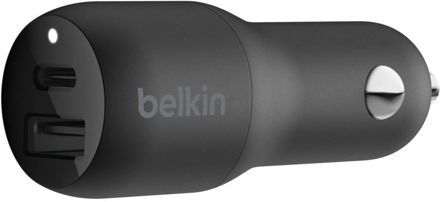 фото Автомобильное зарядное устройство belkin boost charge 32w usb-c pd + usb-a ccb003btbk