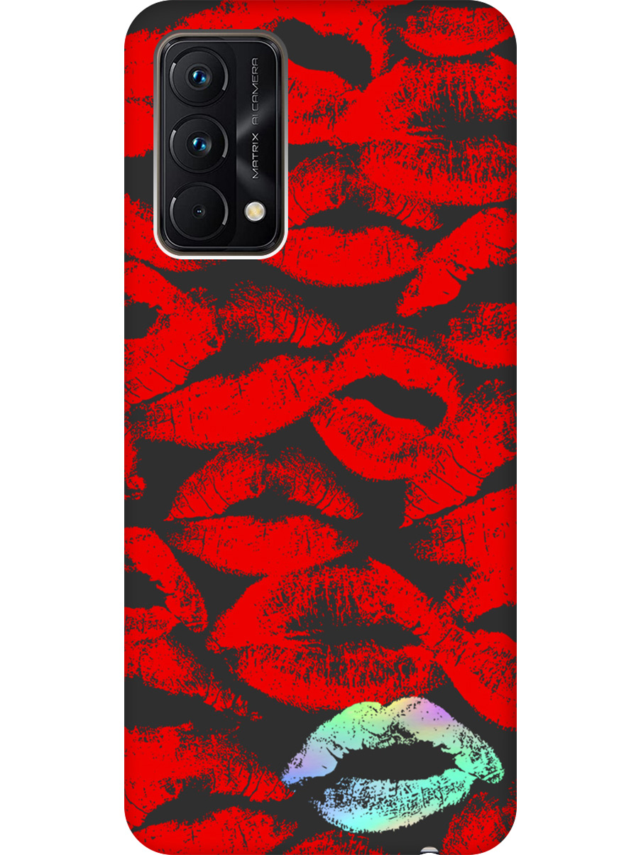 

Силиконовый чехол на Realme GT Master Edition с принтом матовый черный 860206, Черный;красный;серебристый, 740190291
