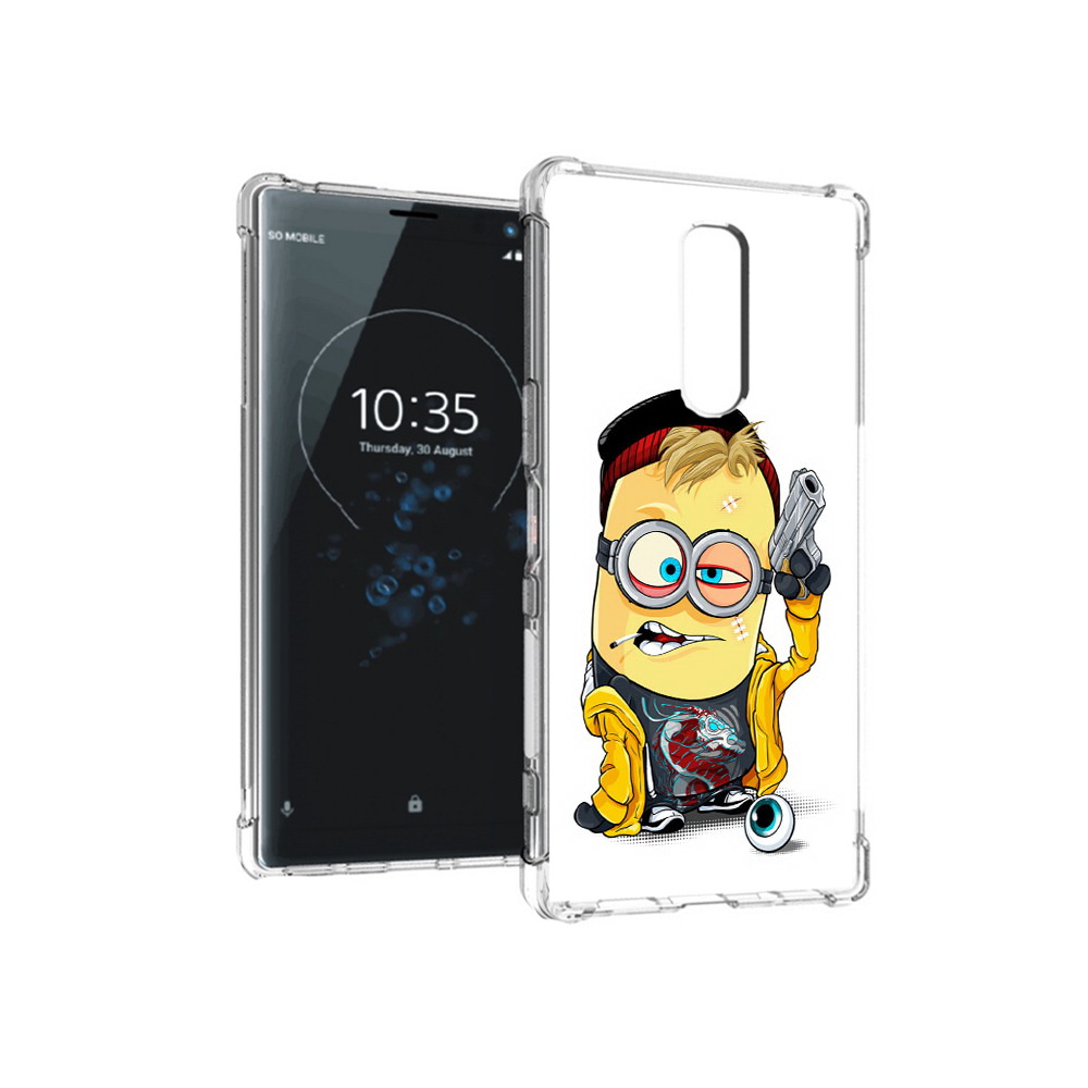 

Чехол MyPads Tocco для Sony Xperia 1 миньон бандит (PT141276.244.475), Прозрачный, Tocco