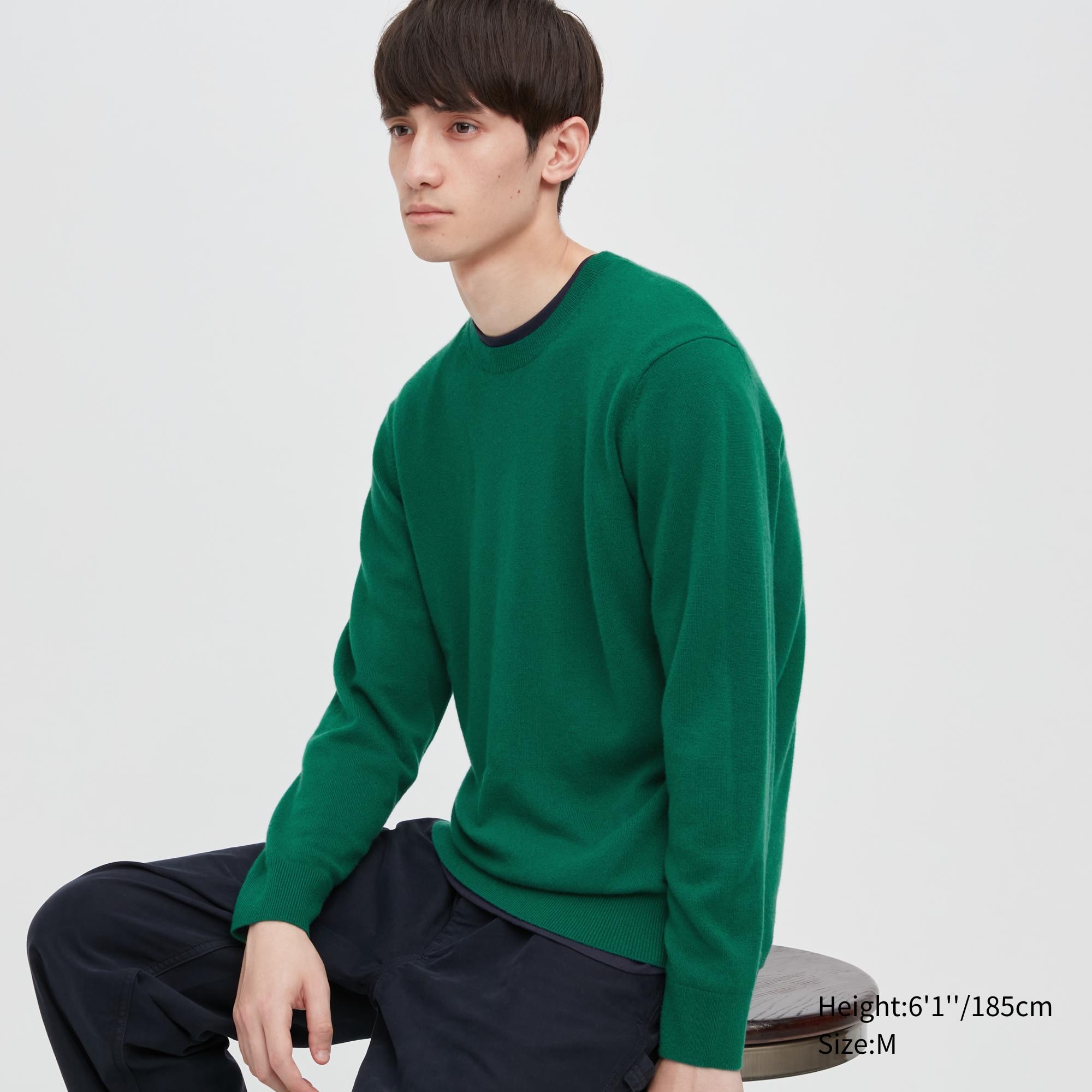 

Джемпер мужской UNIQLO 450543COL55 зеленый M (доставка из-за рубежа), 450543COL55